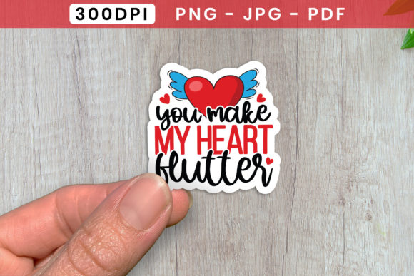 Download You Make My Heart Flutter, Valentine PNG - Valentine Collection