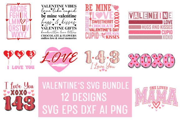 Download Valentine's SVG Bundle, Love SVG PNG - Valentine Collection
