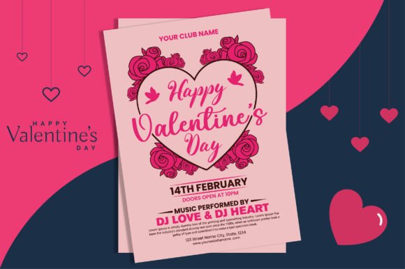 Download Happy Valentine's Day Template Design - Valentine Collection