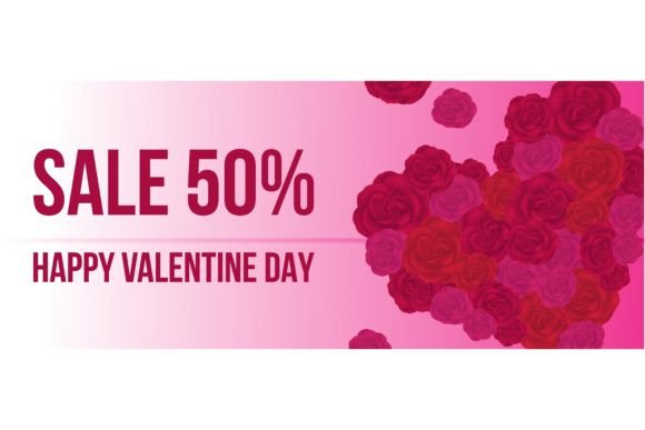 Download Sale, Happy Valentine Day Lettering with - Valentine Collection