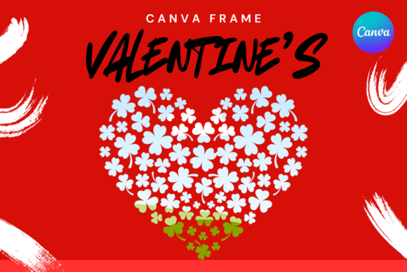 Download Heart Canva Frame Love Valentine Shirt - Valentine Collection