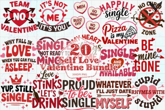Download Self Love Valentine Bundle PNG - Valentine Collection