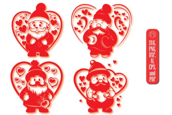 Download Cricut Valentine Gnome SVG Bundle - Valentine Collection