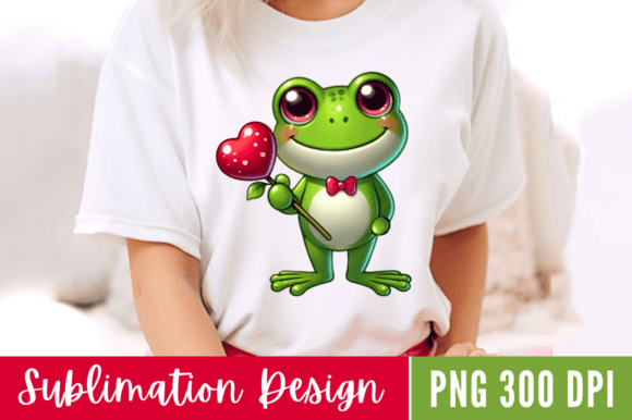 Download Valentine Frog PNG Clipart Design - Valentine Collection