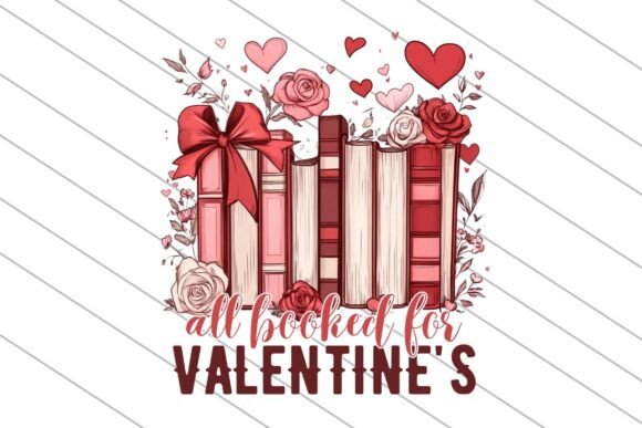 Download All Booked for Valentines PNG, Book Love - Valentine Collection
