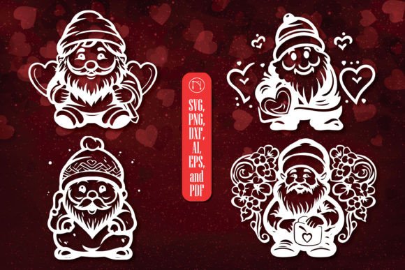 Download Cricut Valentine Gnome SVG Bundle - Valentine Collection