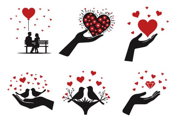 Download Valentine Silhouette Collection - Valentine Collection