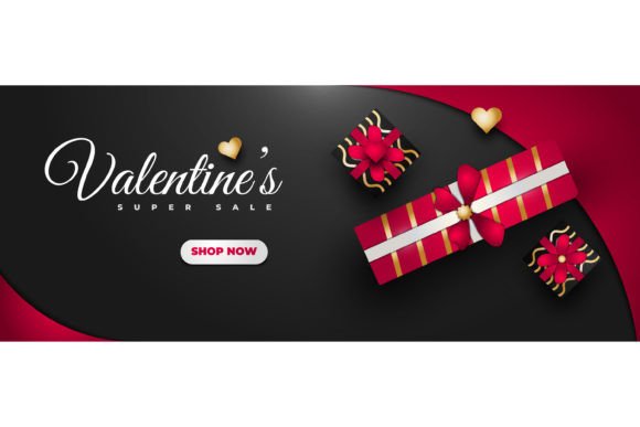 Download Valentine's Day Sale Banner Design - Valentine Collection