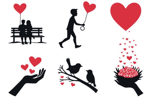 Download Valentine Silhouette Collection - Valentine Collection