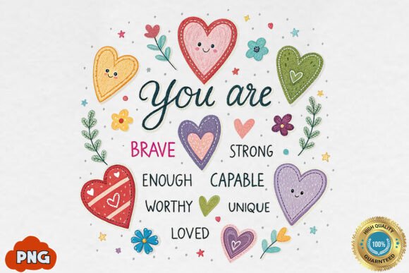 Download Valentine Candy Heart PNG,You Are Enough - Valentine Collection