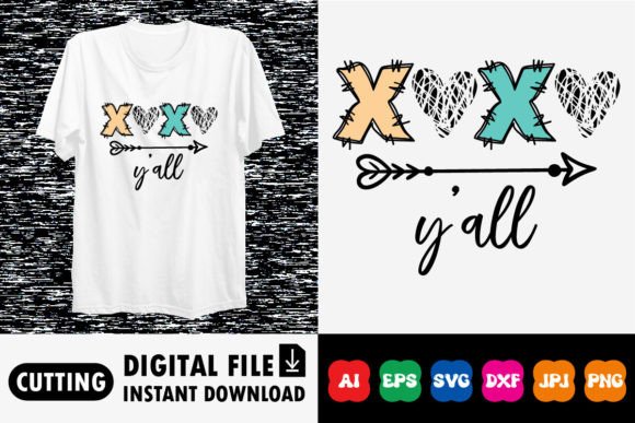 Download Xoxo Y’all Happy Valentine's Day Shirt - Valentine Collection
