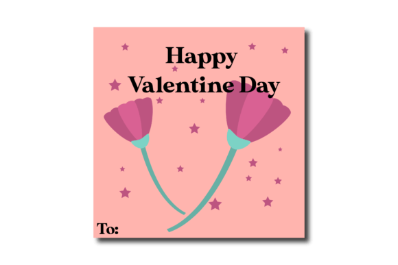 Download Purple Flowers Happy Valentine Day Card - Valentine Collection