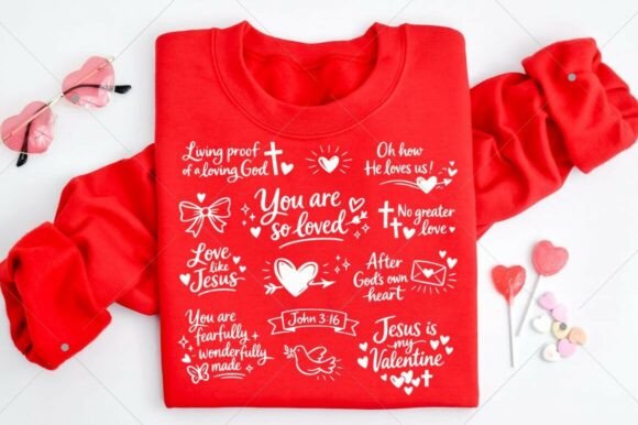 Download Retro Christian Valentine's Day SVG - Valentine Collection