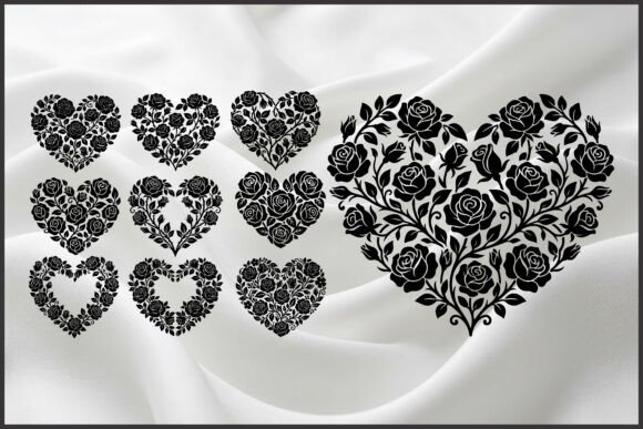 Download Rose Floral Heart Valentine Rose - Valentine Collection